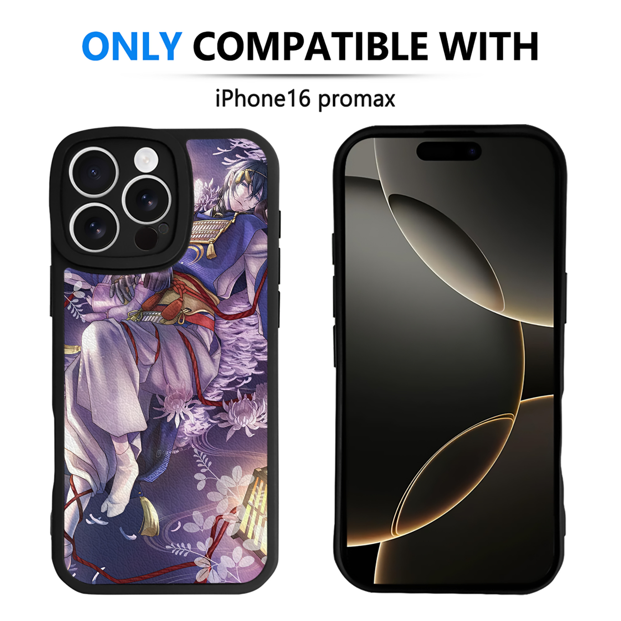 （画像用） 刀剣乱舞 Touken Ranbu 【iPhone 16シリーズ対応】シリコンスマホケース（レザー調） 材質：シリコン